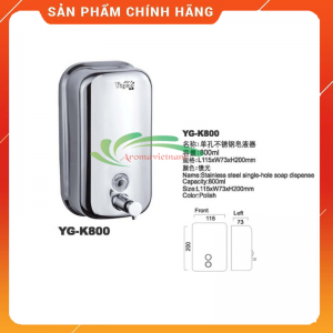 bình đựng nước rửa tay YG800K