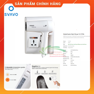 Máy sấy tóc treo tường cao cấp SVAVO V-175A